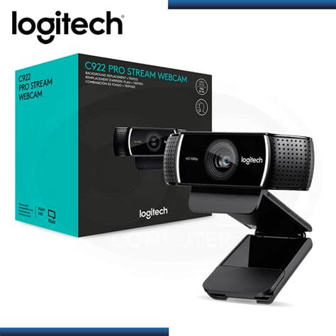 Webcam Logitech C922 1080p cámara web buena para stop motion
